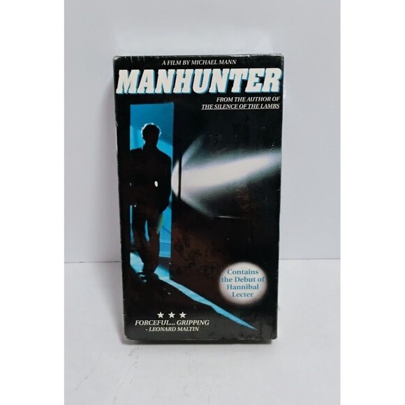 1996 ANCHOR BAY ENTERTAINMENT MANHUNTER VHS BRAND NEW SEALED READ DESC!!! - Picture 1 of 8